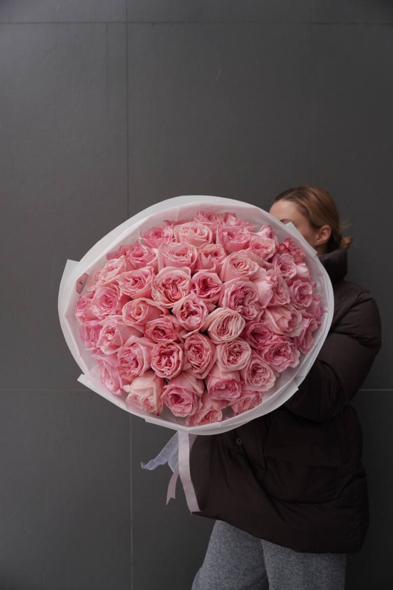 Букет з 51 троянди Pink O’Hara