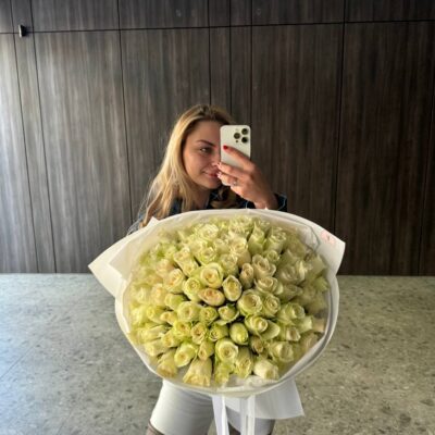 Букет з 101 троянди сорту Athena