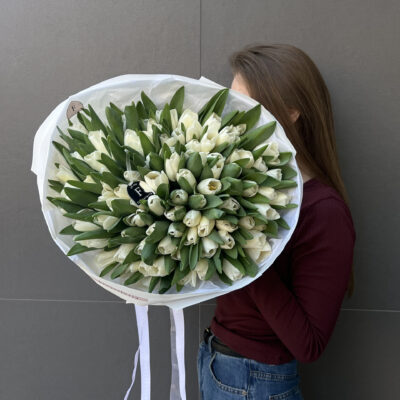 101 білий тюльпан