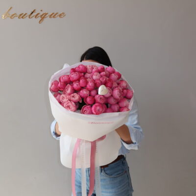 11 кущових троянд Silva Pink