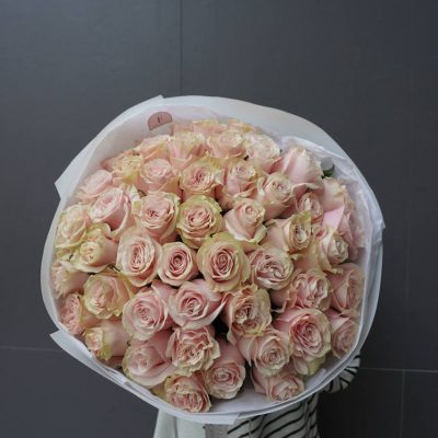 Букет з 51 троянди Pink Mondial