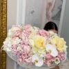 Ніжна біло-рожева композиція